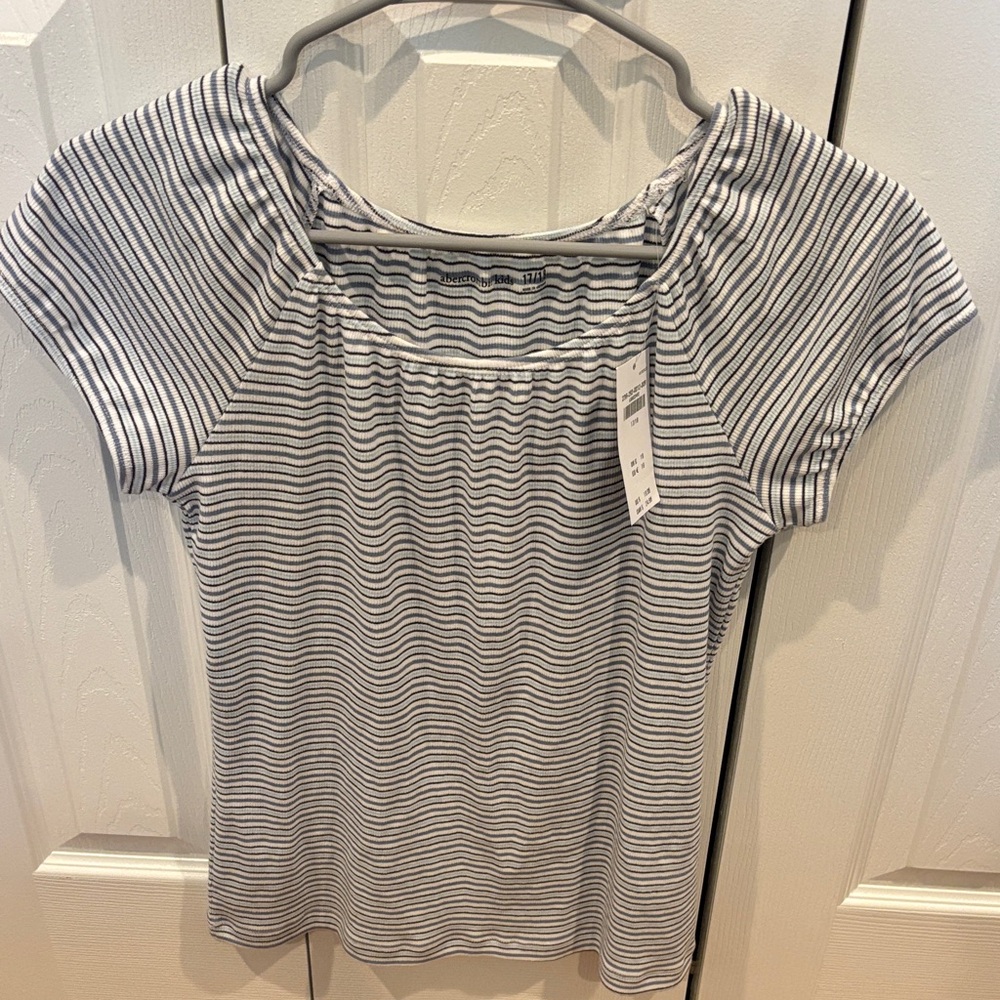 NWT Abercrombie Kids Striped Tee